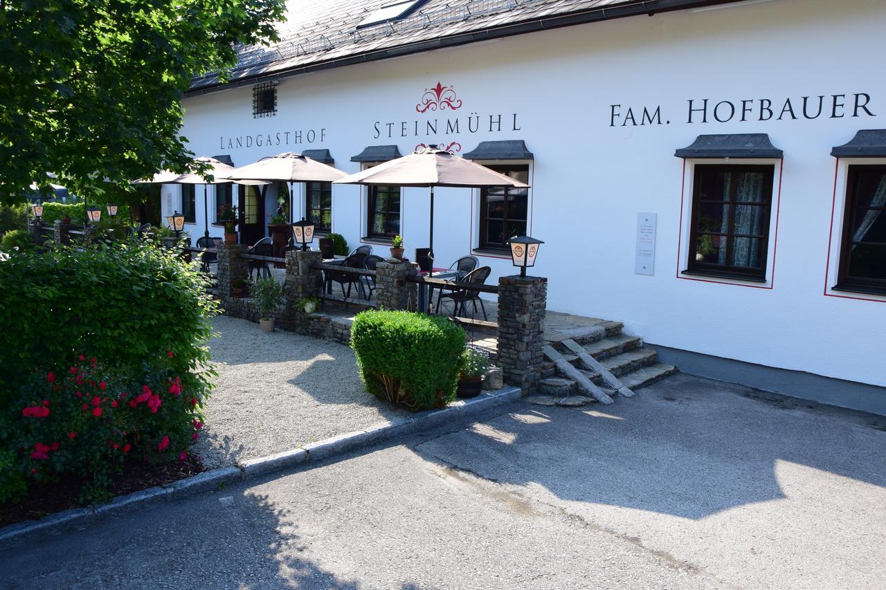 Landgasthof Steinmuehl Hofbauer Fruehstueckspension Und Campingplatz 伊布斯河畔魏德霍芬 外观 照片